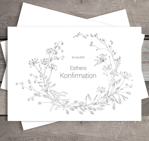 Invitationer til konfirmation og bryllup – en smuk begyndelse