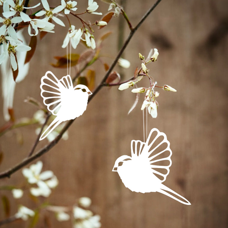 2 papirsfugle med vinger