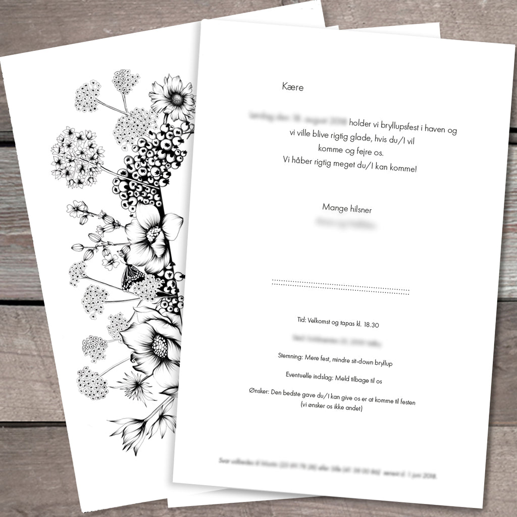 Eksempel på invitation